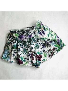 Janie and Jack Bird Tropical Pocket Cotton Shorts Size 4